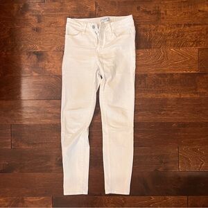 Just Black denim white skinny jeans size 26